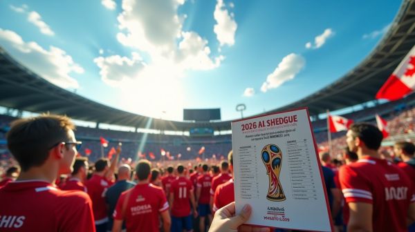 Votre calendrier des matchs de la Coupe du monde 2026